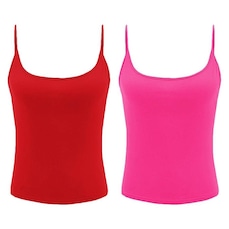 Kit 2 Camisetas Regatas de Alcinha PMC Básica - Feminina