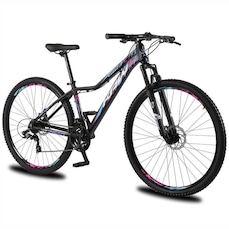 Bicicleta Aro 29 KRW em Alumínio 24 Velocidades Freio à Disco Suspensão Dianteira Mountain Bike Kr1