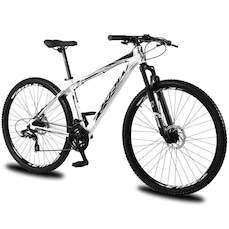 Bicicleta aro 29 Krw alumínio Shimano Tz 24 Velocidades Freio a Disco Suspensão Mountain Bike Kr9 - Adulto