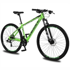 Bicicleta Aro 29 Krw Alumínio 24Vel Shimano Alivio Hidráulico Suspensão Trava Ombro e Cassete Kr12