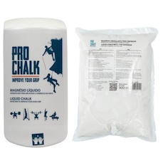 Kit Dispenser com 1 Refil 900Ml Pro Chalk Magnésio Liquido