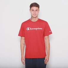 Camiseta Champion Logo Script Ink - Masculina