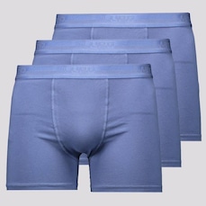 Kit Cueca Boxer Lupo Elastic Soft - 3 Unidades - Masculino