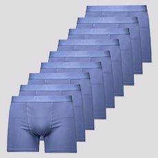 Cueca Boxer Lupo Elastic Soft - 9 Unidades - Adulto