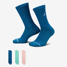 Meia Nike Jordan Everyday Crew - 3 Pares - Unissex