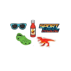 Kit Jibbitz? Sport Mode Pack com 5 Peças