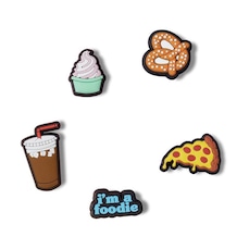 Kit Jibbitz? Crocs Comida é Vida Pack com 5 Peças