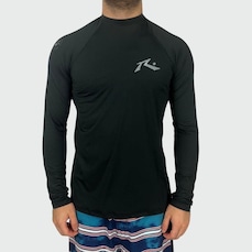Camiseta Manga Longa Rusty Lycra Surf Long Ride - Masculina