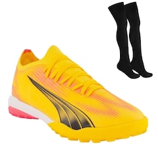 Kit de Chuteira Society Puma Ultra Match Tt + Meião - Adulto