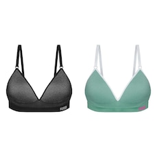 Kit de Sutiãs com Bojo Puma sem Costura - Adulto - 2 unidades