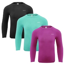 Kit 3x Camisas Térmicas Selene Proteção UV50+ - Infantil