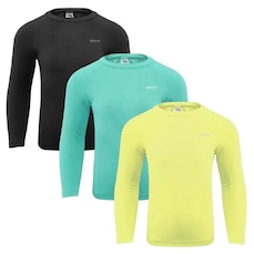 Kit 3x Camisas Térmicas Selene Proteção UV50+ - Infantil