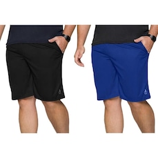 Kit 2x Bermudas Selene Dry Sport Plus Size - Masculina