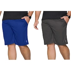 Kit 2x Bermudas Selene Dry Sport Plus Size - Masculina