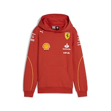 Blusão de Moletom com Capuz Puma Scuderia Ferrari 2024 Collection Team Kids - Infantil