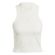 Camiseta Regata Cropped adidas Canelada Lounge - Feminina