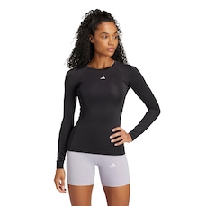 Camiseta adidas Manga Longa Techfit - Feminina