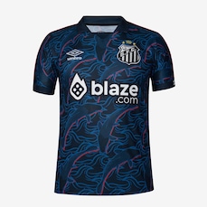 Camisa do Santos 3 2023 Umbro Oficial Classic - Masculina