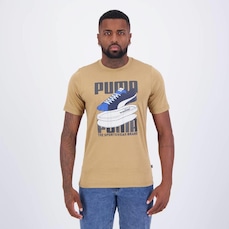 Camiseta Puma Graphics Sneaker Layers - Masculina