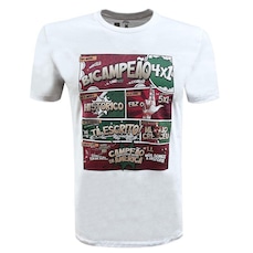 Camiseta Fluminense Quadrinhos Liga Retrô - Masculina