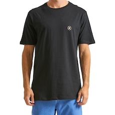 Camiseta Hurley Mini Circle Icon Wt24 Masculina Preto