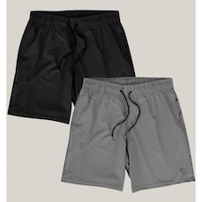 Kit 2 Shorts Masculino Elastano Premium Wss Icon