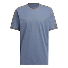 Camiseta adidas Estampada Ringer Basketball - Masculina