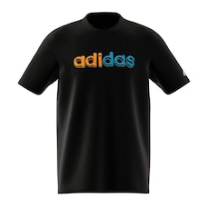 Camiseta Masculina adidas Manga Curta Logo Linear Color