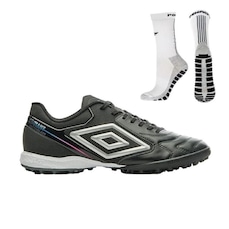 Kit Chuteira Society Umbro Adamant Master Class Premier + Meia Antiderrapante - Adulto