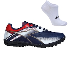 Chuteira Society Diadora Mondiale Ii + Par de Meia - Adulto
