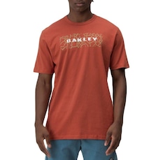 Camiseta Masculina Oakley Square Lightning Graphic Baked Clay - OAKLEY - Masculino