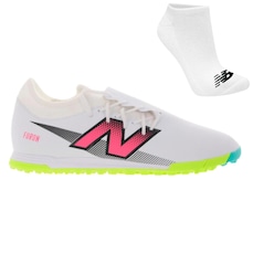 Chuteira Society New Balance Furon Dispatch Tf V7+ + Meia - Adulto