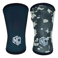 Joelheira Duo Face Nc Extreme 7Mm - Preto/Camuflado
