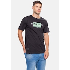 Camiseta Ecko Masculina Elevate Brand Preta - Ecko - Masculino