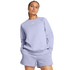 Blusão de Moletom Under Armour Rival Fleece Crew - Feminino