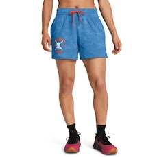 Shorts Under Armour Project Rock Underground Terry - Feminino