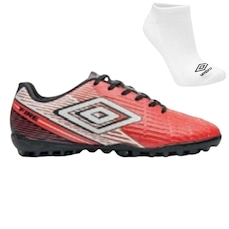 Kit Chuteira Society Umbro Fire e Meia - Adulto