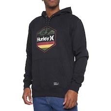 Blusão de Moletom Hurley Canguru Roods Pe - Masculino