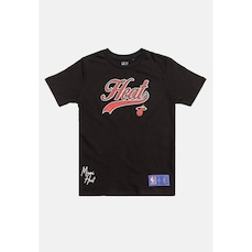 Camiseta Nba Old Logo Miami Heat - Infantil