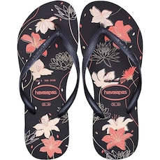 Chinelo de Dedo Havaianas Slim Organic 2 Floral - Feminino
