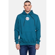 Blusão de Moletom com Capuz Fatal Fthd Teal - Masculino