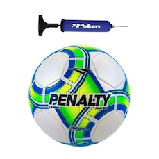 Kit Bola Penalty Futebol De Campo Player Xxiii + Bomba De Ar