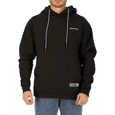 Blusão de Moletom com Capuz Oakley Heritage Big Skull Wt24 Blackout - Masculino