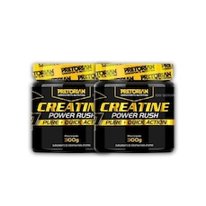 Kit 2 Creatina Power Rush 300G Pretorian