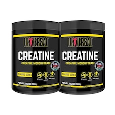 Kit 2X Creatina Monohidratada 300G - Universal Nutrition