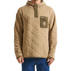 Blusão com Capuz Hurley Russel 1/4 Snap Fleece Po Wt24 Masculina