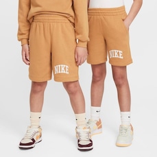 Bermuda Infantil Nike Sportswear Club FT HBR