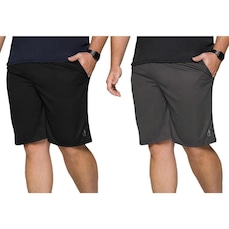 Bermuda Selene Dry Sport Plus Size - 2 Unidades - Masculina