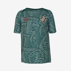 Camisa do Fluminense 2024 Umbro Aquecimento - Infantil