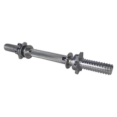 Barra Maciça 40 Cm Up Lift Recartilhada com Rosca Unissex